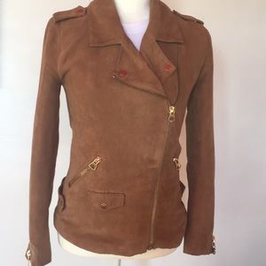 Tan Suede jacket from H&M